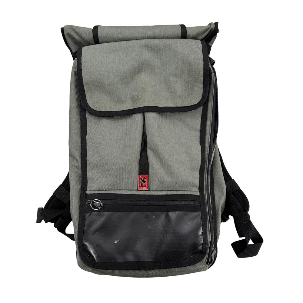 Chrome Industries Gray 20" Waterproof Laptop Backpack Rolltop Commuter Travel